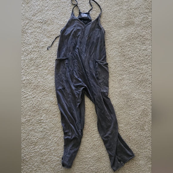 FP Movement by Free People Black Tank Jumpsuit Romper - Picture 2 of 2